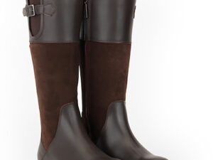 Bottes Femme Aigle Parfield Cuir Darkbrown