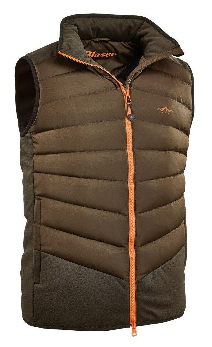 gilet matelassé marron