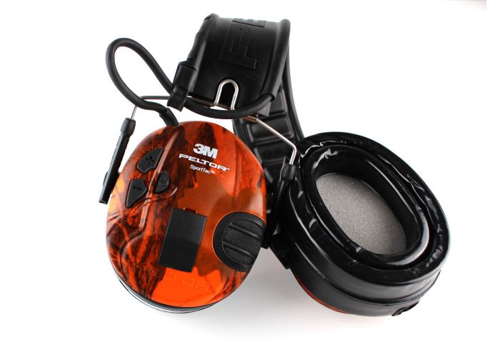 Casque De Chasse Anti-bruit Peltor Sporttac Noir et Rouge